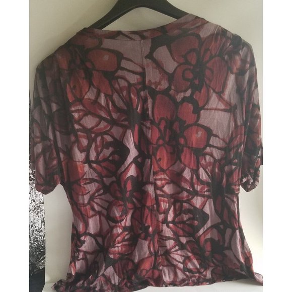 Simply Vera Vera Wang Shirt Black Sequin Detail Women's Sz PM - Picture 6 of 6